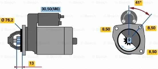 BOSCH 0 001 108 225 - Démarreur droxauto.com