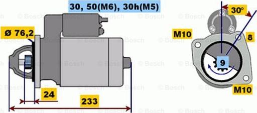 BOSCH 0 001 108 157 - Démarreur droxauto.com