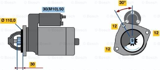 BOSCH 0 001 362 073 - Démarreur droxauto.com