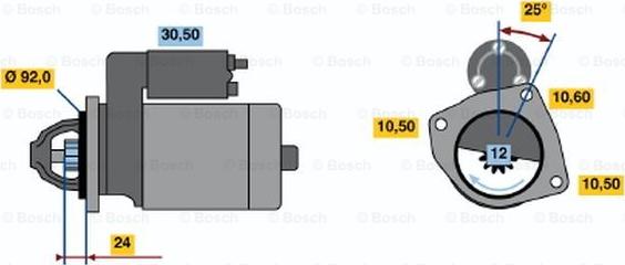 BOSCH 0 001 362 307 - Démarreur droxauto.com
