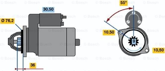 BOSCH 0 001 212 402 - Démarreur droxauto.com