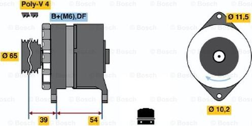 BOSCH 0 120 450 024 - Alternateur droxauto.com