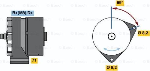 BOSCH 0 120 469 992 - Alternateur droxauto.com