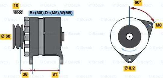 BOSCH 0 986 034 140 - Alternateur droxauto.com