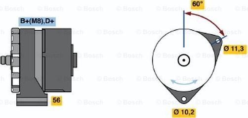 BOSCH 0 120 468 035 - Alternateur droxauto.com