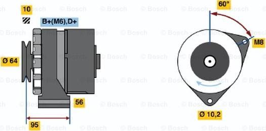BOSCH 0 120 489 476 - Alternateur droxauto.com