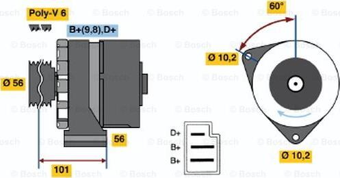 BOSCH 0 120 489 324 - Alternateur droxauto.com