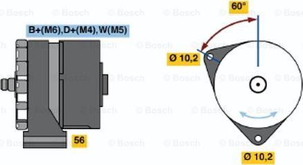 BOSCH 0 986 033 800 - Alternateur droxauto.com