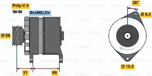 BOSCH 0 120 488 215 - Alternateur droxauto.com
