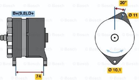 BOSCH 0 120 339 515 - Alternateur droxauto.com