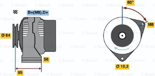 BOSCH 0 120 335 006 - Alternateur droxauto.com