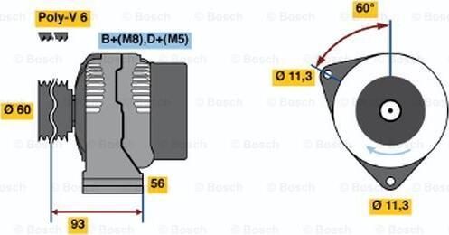 BOSCH 0 123 505 017 - Alternateur droxauto.com