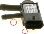 BOSCH 0 261 230 579 - Capteur, pression des gaz échappement droxauto.com