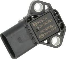 BOSCH 0 261 230 388 - Capteur, pression de suralimentation droxauto.com