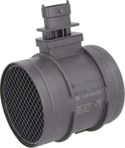 BOSCH 0 281 006 048 - Débitmètre de masse d'air droxauto.com