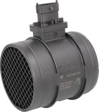 BOSCH 0 281 006 056 - Débitmètre de masse d'air droxauto.com