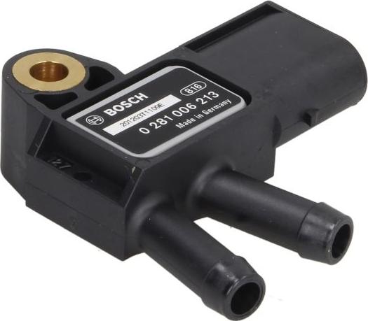 BOSCH 0 281 006 213 - Capteur, pression des gaz échappement droxauto.com