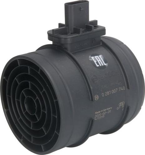 BOSCH 0 281 007 740 - Débitmètre de masse d'air droxauto.com