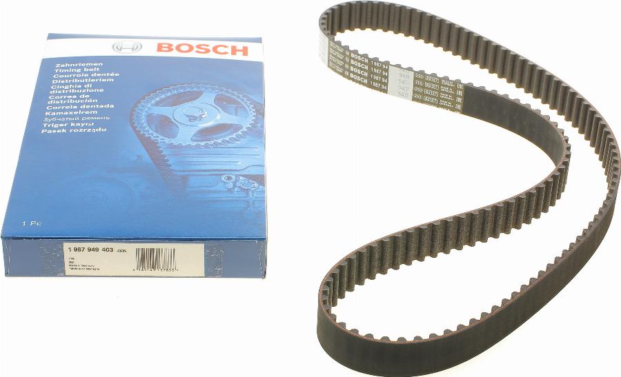 BOSCH 1 987 949 403 - Courroie de distribution droxauto.com