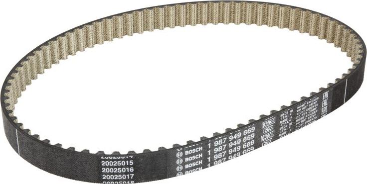 BOSCH 1 987 949 669 - Courroie de distribution droxauto.com
