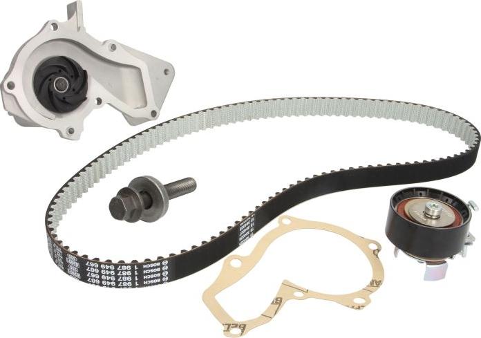 BOSCH 1 987 946 905 - Pompe à eau + kit de courroie de distribution droxauto.com