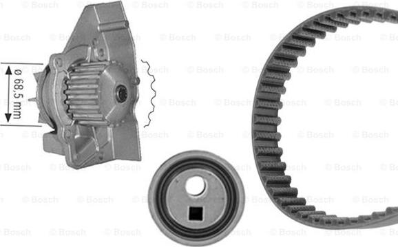 BOSCH 1 987 946 409 - Pompe à eau + kit de courroie de distribution droxauto.com