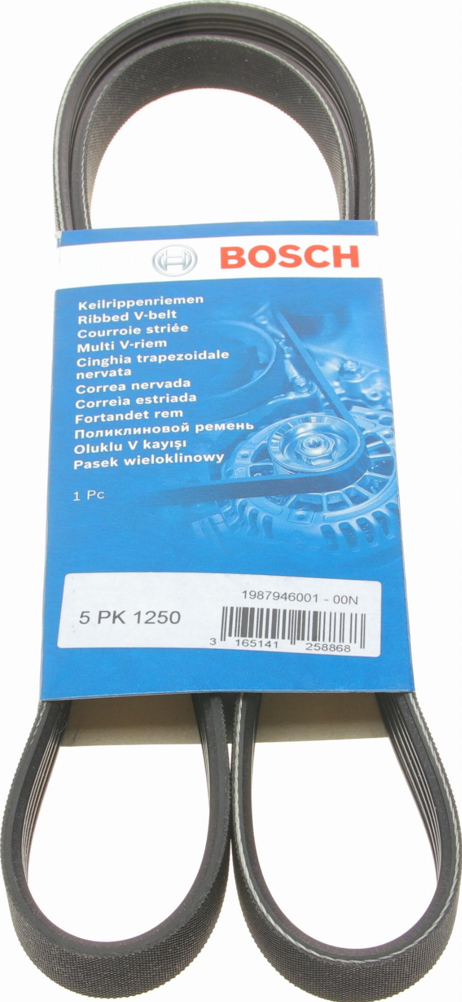 BOSCH 1 987 946 001 - Courroie trapézoïdale à nervures droxauto.com