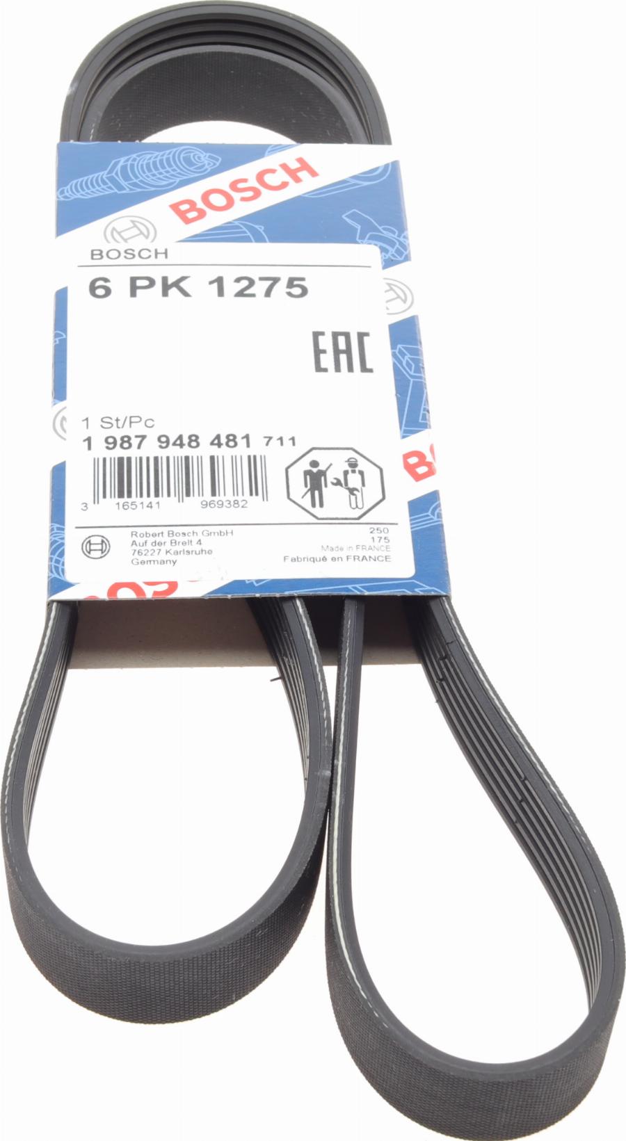 BOSCH 1 987 948 481 - Courroie trapézoïdale à nervures droxauto.com