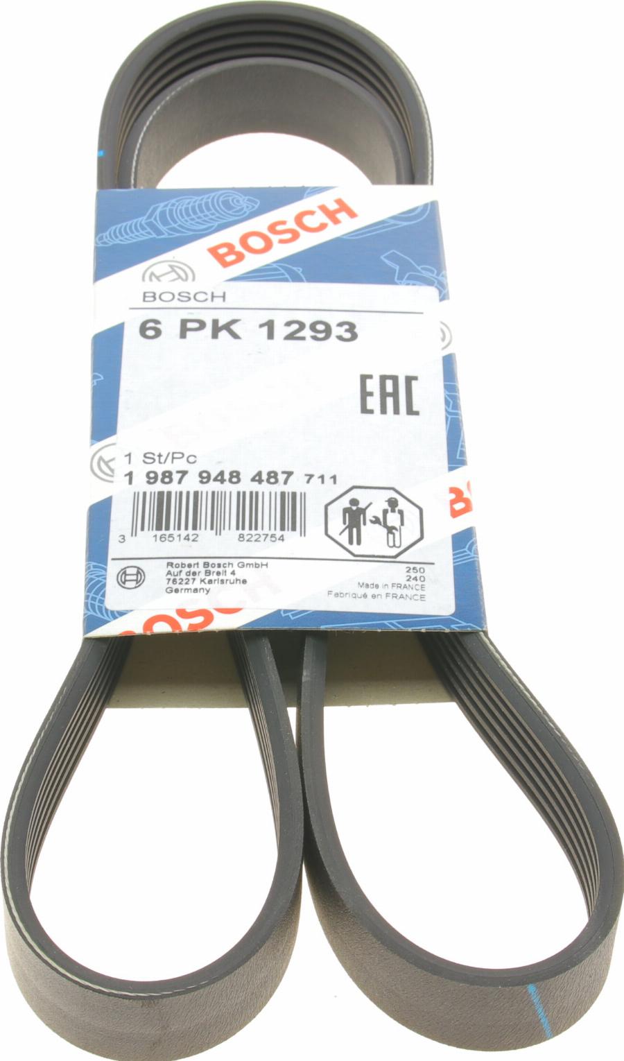 BOSCH 1 987 948 487 - Courroie trapézoïdale à nervures droxauto.com