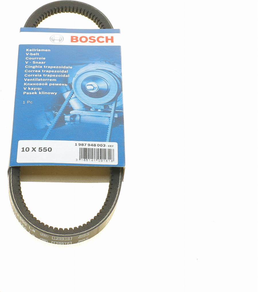 BOSCH 1 987 948 003 - Courroie trapézoïdale droxauto.com