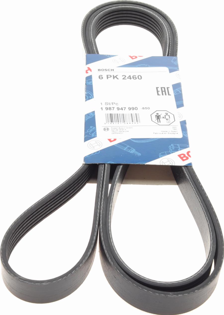 BOSCH 1 987 947 990 - Courroie trapézoïdale à nervures droxauto.com
