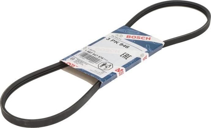 BOSCH 1 987 947 576 - Courroie trapézoïdale à nervures droxauto.com