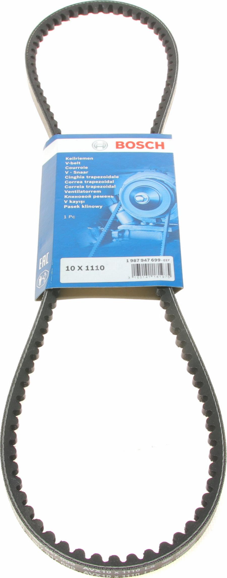 BOSCH 1 987 947 699 - Courroie trapézoïdale droxauto.com