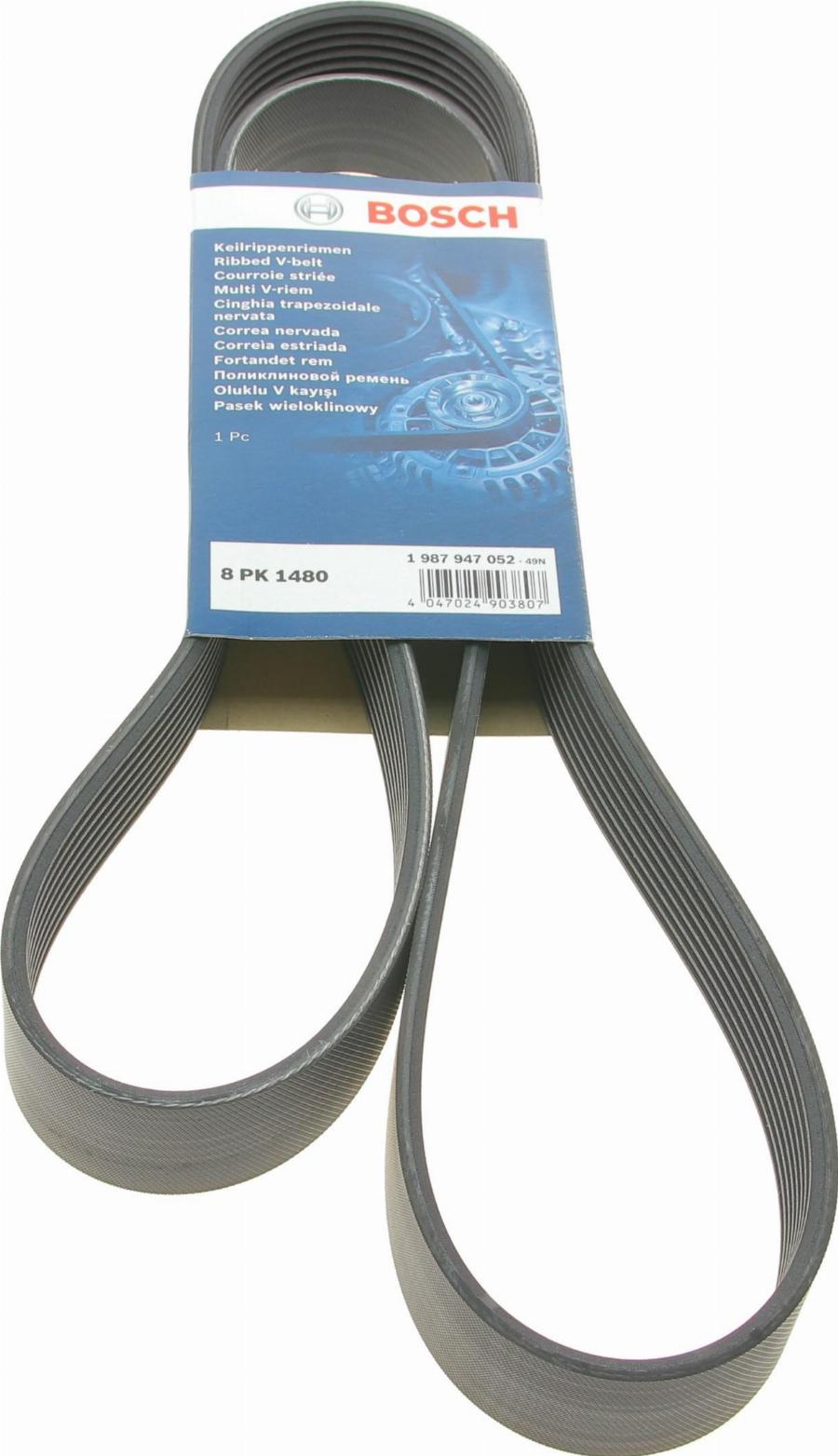 BOSCH 1 987 947 052 - Courroie trapézoïdale à nervures droxauto.com