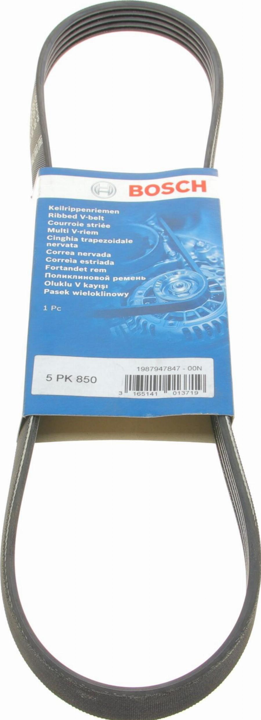 BOSCH 1 987 947 847 - Courroie trapézoïdale à nervures droxauto.com