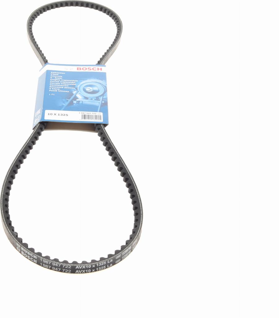 BOSCH 1 987 947 722 - Courroie trapézoïdale droxauto.com