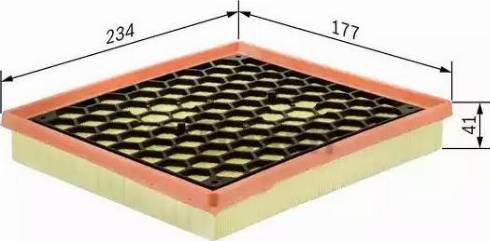 BOSCH 1 457 433 056 - Filtre à air droxauto.com