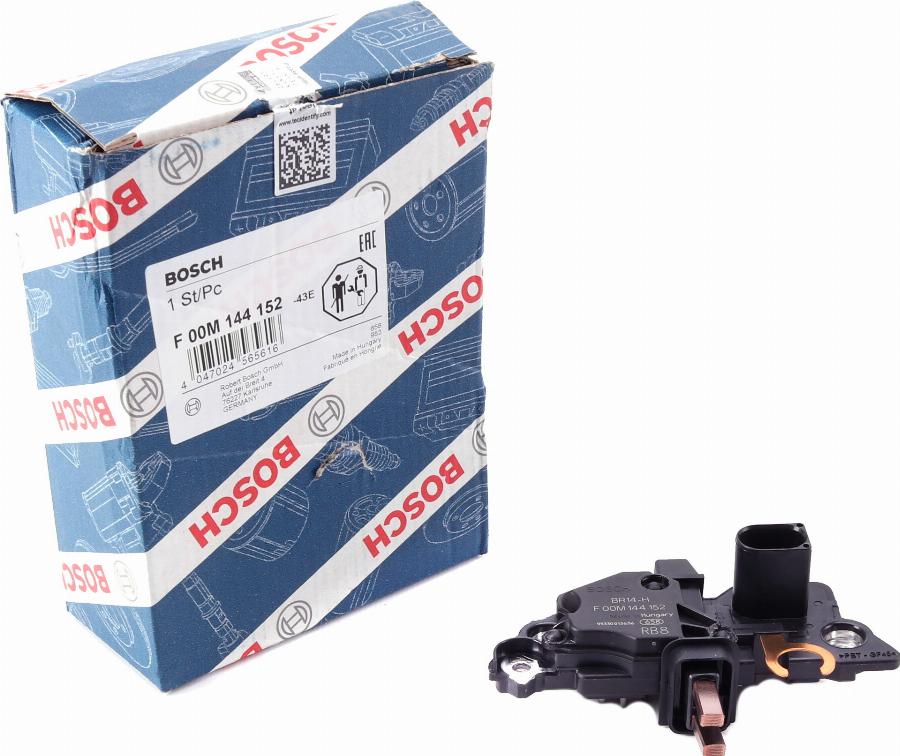 BOSCH F 00M 144 152 - Régulateur d'alternateur droxauto.com