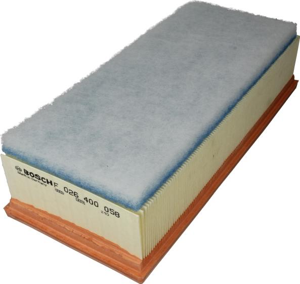 BOSCH F 026 400 058 - Filtre à air droxauto.com