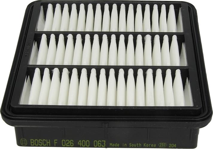 BOSCH F 026 400 063 - Filtre à air droxauto.com