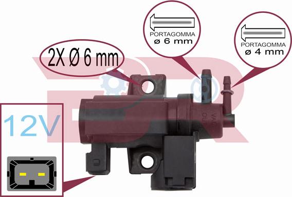 BOTTO RICAMBI BREL9656 - Capteur de pression, turbocompresseur droxauto.com