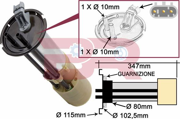 BOTTO RICAMBI BRM5430 - Capteur, niveau de carburant droxauto.com
