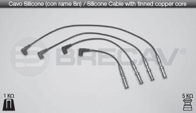 Brecav 14.554 - Kit de câbles d'allumage droxauto.com