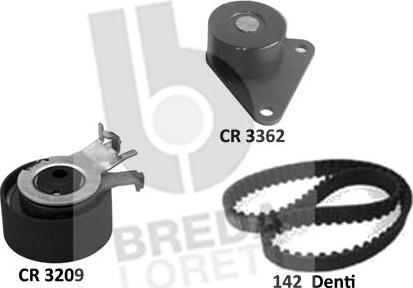 Breda Lorett KCD0671 - Kit de distribution droxauto.com