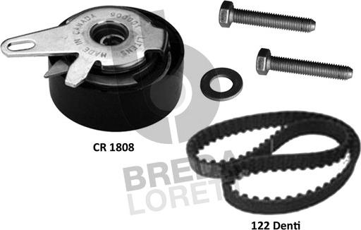 Breda Lorett KCD0677 - Kit de distribution droxauto.com