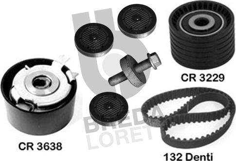 Breda Lorett KCD0036 - Kit de distribution droxauto.com