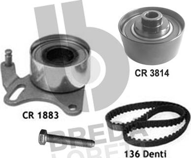 Breda Lorett KCD0024 - Kit de distribution droxauto.com