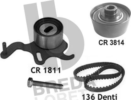 Breda Lorett KCD0025 - Kit de distribution droxauto.com