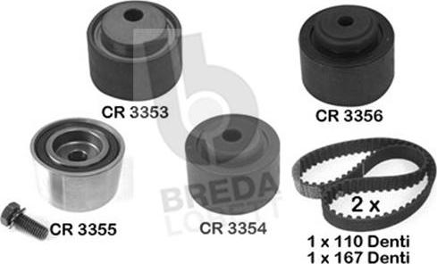 Breda Lorett KCD0077 - Kit de distribution droxauto.com