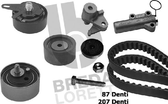 Breda Lorett KCD0157 - Kit de distribution droxauto.com
